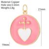 Heart Greek Eye Gold Color Pendant Charms for Diy Earrings  Evil Blue Eye Charms