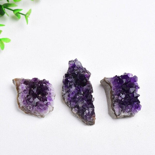 Amethyst Geode Natural Stone Crystal Cluster Quartz Energy Healing Mineral Rough Rock Home Decor Crafts