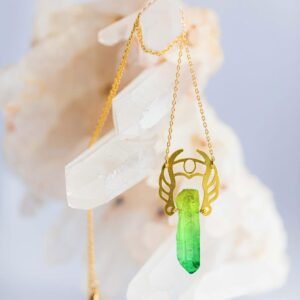 She-Ra Warrior Necklace | Girls Power Necklace with Natural Quartz