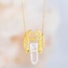 She-Ra Warrior Necklace | Girls Power Necklace with Natural Quartz