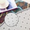 Signs Of The Zodiac, The Sun Tarot Card Round Rug, The Moon rug