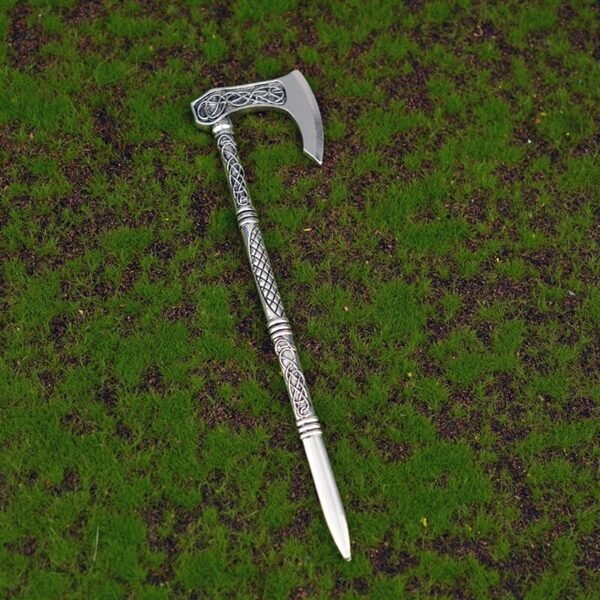 Silver Witch Hairstick Crescent Moon Goddess Sword Hairpin Wiccan Gothic Jewelry For Women Pagan Wicthcraft