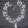 Silver Witches Anklet with Bells on to cleanse the path you walk.