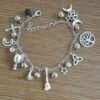 Silver Witches Anklet with Bells on to cleanse the path you walk.