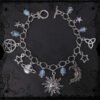 Silver Witches Anklet with Bells on to cleanse the path you walk.