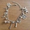 Silver Witches Anklet with Bells on to cleanse the path you walk.