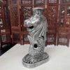 Singapore Merlion Statue Resin Crafts Ornaments Crystal Ball Base Stand Souvenirs Collectibles Furniture Office Decoration