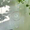 Single Hoop Drop Crystal Suncatcher  Rainbow Maker Window Hanging  12cm diameter ring Decoration gift