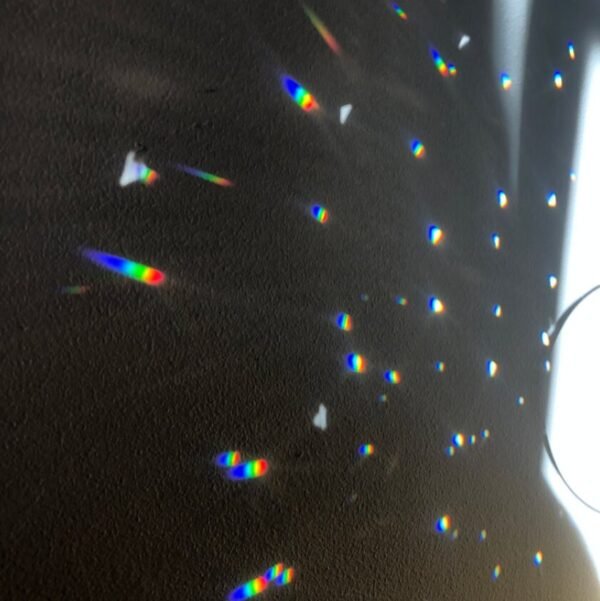 Single Sphere Light Catcher about 5"  Sun Catcher Personalized Gifts Ornaments Gratitude Gift Care Package Boho Chic  Handmade