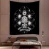 Skull Cartoon Tapestry Kawaii Room Decor Tapestry Wall Hanging Witchcraft Boho Decor Tapestry  Wall Decor