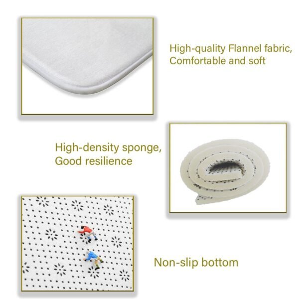 Skull Horror Carpet Gothic Style Skeleton Rug Halloween Decor Floor Mat Mat Doormat