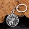 Viking Magic~Slavic Amulet Charm Teen Wolf Pendants Keychain Vintage Amulets viking Keychain Men's Valknut Rune Animal Pendant Talisman Gift
