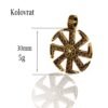 New Magicun Viking~Slavic Kolovrat pendant Vintage pagan amulet Viking Jewelry 1pc