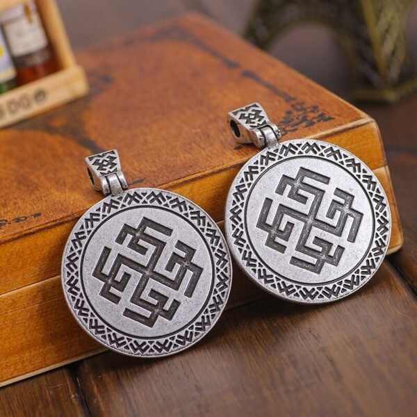 New Magicun Viking~Slavic Rodimich Pendants Viking Rune Pendant Double Side Rodimich Rune Pendant