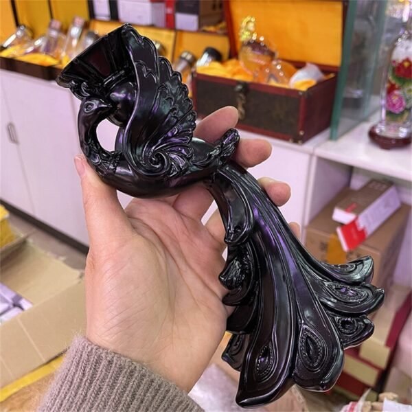 Soaring Phoenix Crystal Ball Resin Base Creative Resin Ornaments Sphere Display Stand Home Decoration Suitable for 6-8cm Ball