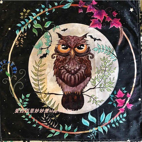 Soft  Astrology tablecloth altar wicca Pentagram Tarot table cloth Divination Board Game cards  witchcraft supplies for altar Tarot &Divination