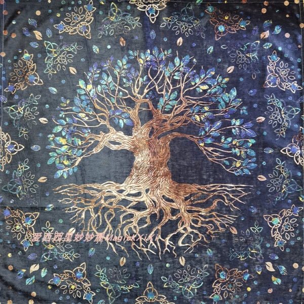 Soft  Astrology tablecloth altar wicca Pentagram Tarot table cloth Divination Board Game cards  witchcraft supplies for altar Tarot &Divination