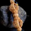 Wood Practice Instruments | Wood Spirit Pendant | Wood Key Backpack | Buddhist Vajra - Wood