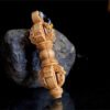 Wood Practice Instruments | Wood Spirit Pendant | Wood Key Backpack | Buddhist Vajra - Wood