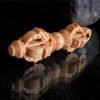 Wood Practice Instruments | Wood Spirit Pendant | Wood Key Backpack | Buddhist Vajra - Wood