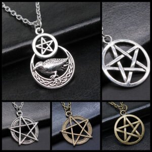 Sorcery Wizard Pentagram Star Pendant Necklace