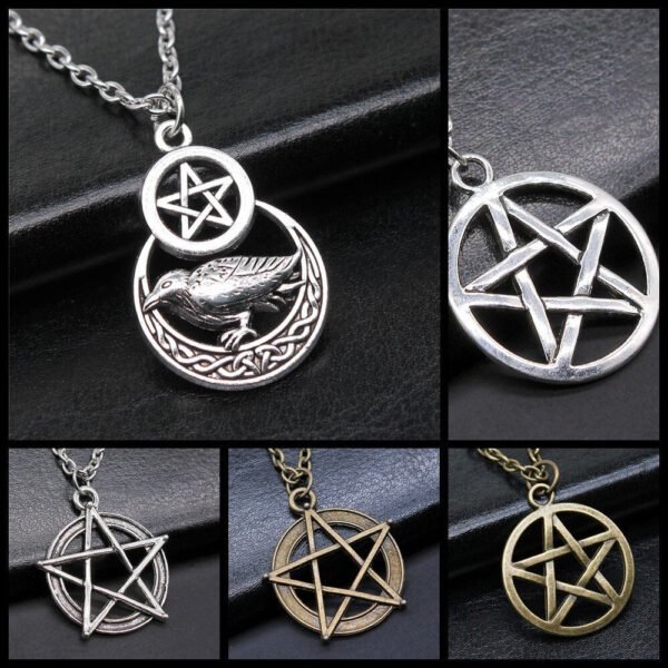 Sorcery Wizard Pentagram Star Pendant Necklace