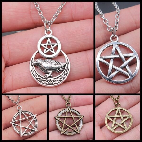Sorcery Wizard Pentagram Star Pendant Necklace