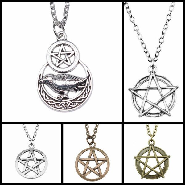 Sorcery Wizard Pentagram Star Pendant Necklace