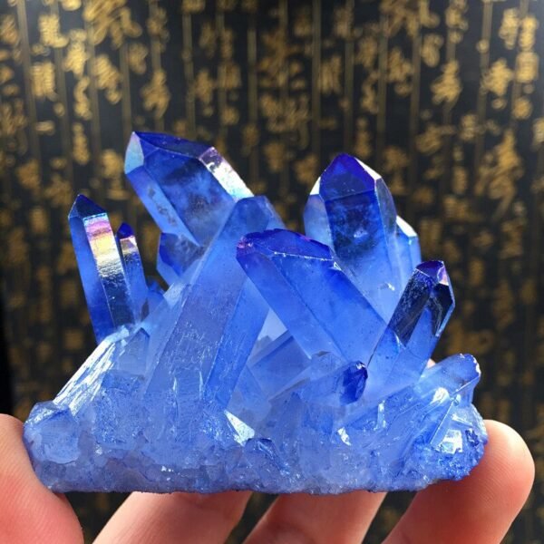 Magicun Crystal~Special offer natural small piece blue crystal cluster original stone decoration degaussing purification specimen collection