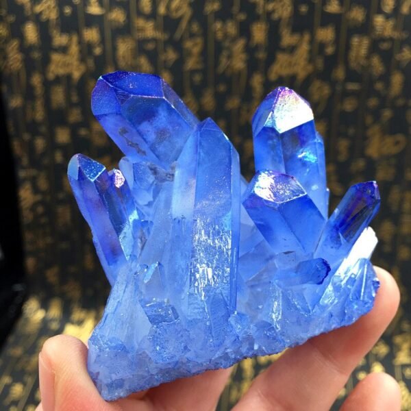 Magicun Crystal~Special offer natural small piece blue crystal cluster original stone decoration degaussing purification specimen collection