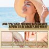 Spf50+ Moisturizing Probiotic Sunscreen Skin Protection Refreshing Makeup Sunscreen Cream UV Resistance Facial Sunscreen New