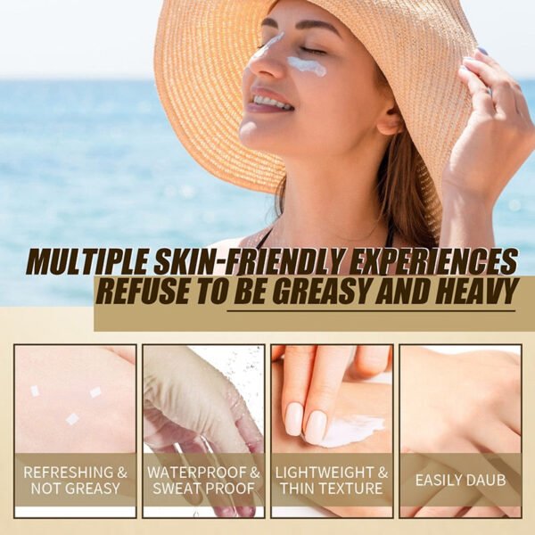 Spf50+ Moisturizing Probiotic Sunscreen Skin Protection Refreshing Makeup Sunscreen Cream UV Resistance Facial Sunscreen New