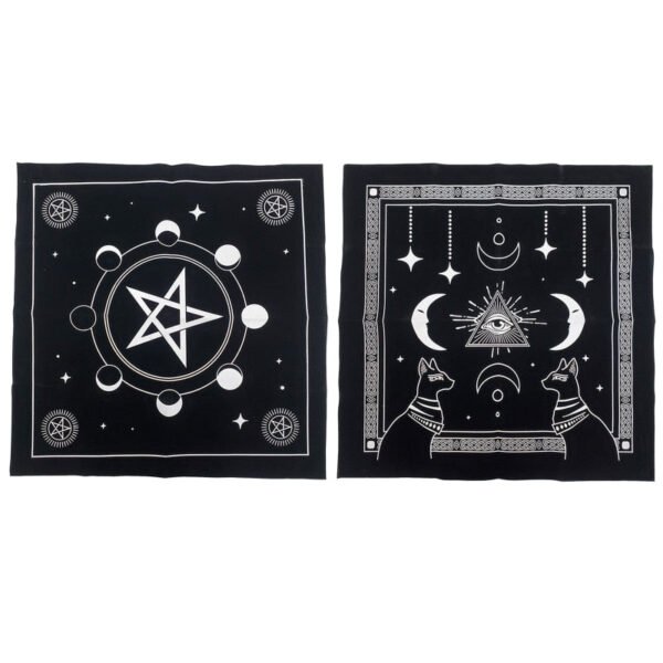 Square Flannel Tarot Altar Cloth  Astrology Oracle Card Pad