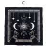 Square Flannel Tarot Altar Cloth  Astrology Oracle Card Pad