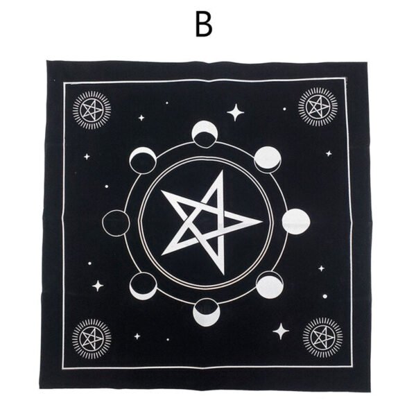 Square Flannel Tarot Altar Cloth  Astrology Oracle Card Pad
