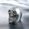 Magic Ring~Stainless Steel Fashion Jewelry Skull Rings Gothic Punk Male Vintage Scar Jaw Unique Ring For Men Beer Bottle Opener HF559