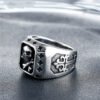 Magic Ring~Stainless Steel Skull Gothic Men Ring Reteo HipHop Punk Male Rings For Women Party Steampunk Rings Jewelry Anillo Hombre HF615