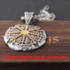 Stainless Steel Vegvisir Viking Mix Gold Color Rune Necklace Viking Scandinavian Norse Viking Necklace Men Christmas Gift