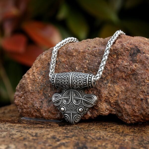 Stainless Steel Women Viking Jewelry Original Skane Mjolnir Hammer Amulet Necklace