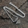 Stainless Steel Women Viking Jewelry Original Skane Mjolnir Hammer Amulet Necklace