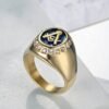 Stainless Steel Masonic Rings | Stainless Steel Finger Ring | Stainless Steel Jewelry - Rings