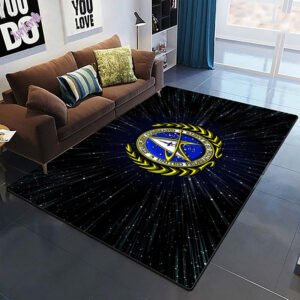 Star Trek Carpet Living Room Home Decor Sofa Table Rug Anti Slip Chair Cushion Lounge Mat Bohemia Tapestry| |