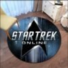 Star Trek Logo Area Round Rug Decorative living room Carpet Door Mat Bath Mat Souvenier Home Decoration carpets for living room