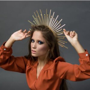Star-crown-Gold-Spike-Halo-Crown-Sunburst-Burning-man-headdress-Gothic-met-gala-spike-goddess-headpiece_172cfa5c-8434-4d2d-9332-74fecca8bfe7 Star crown Gold Spike Halo Crown Sunburst Burning man headdress Gothic met gala spike goddess headpiece zip tie crown Z-