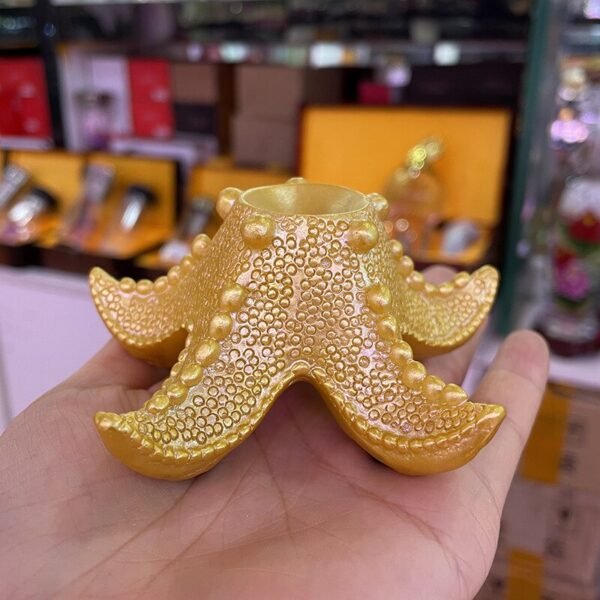 Starfish Resin Crafts Ornaments Crystal Ball Holder Sphere Display Stand Home Office Decoration Suitable for 4-6cm Balls