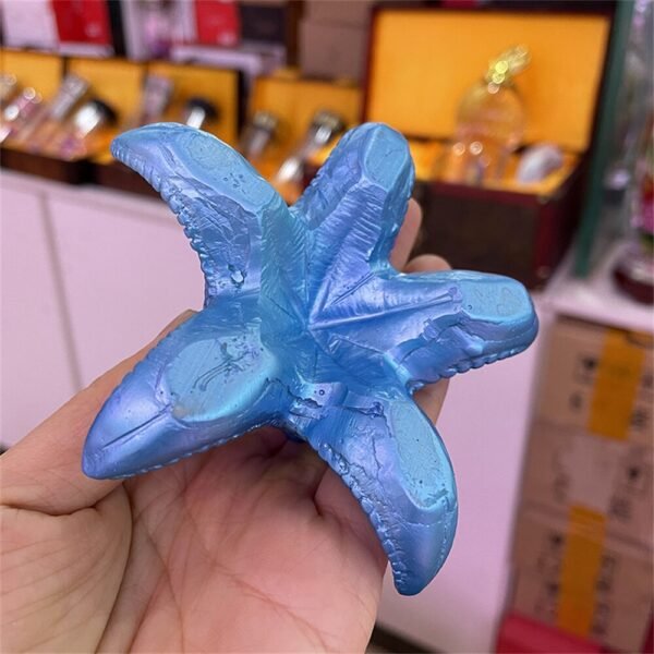 Starfish Resin Crafts Ornaments Crystal Ball Holder Sphere Display Stand Home Office Decoration Suitable for 4-6cm Balls