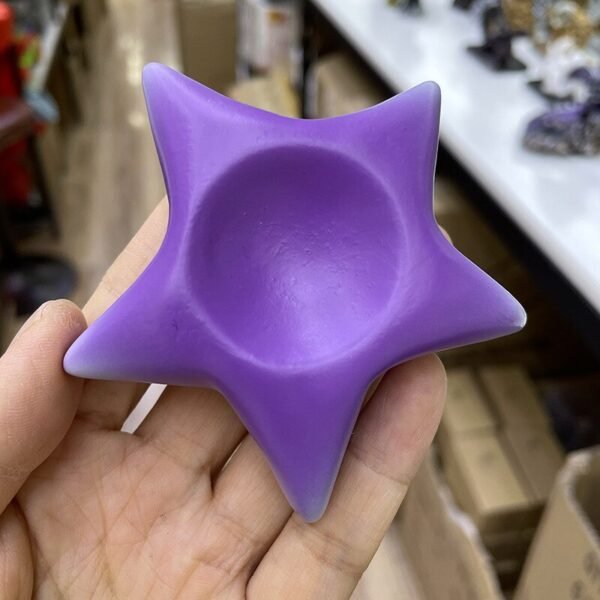 Stars Moon Sun Resin Crystal Ball Base Spheres Candle Display Holder Creative Home Decor Desk Ornaments Exquisite Gifts