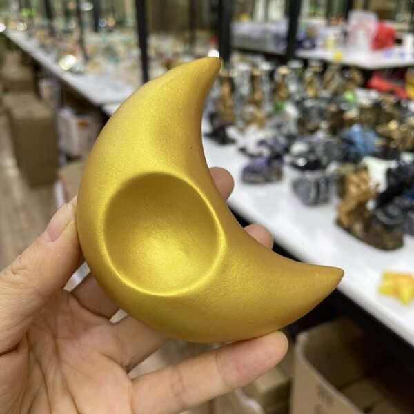 Stars Moon Sun Resin Crystal Ball Base Spheres Candle Display Holder Creative Home Decor Desk Ornaments Exquisite Gifts