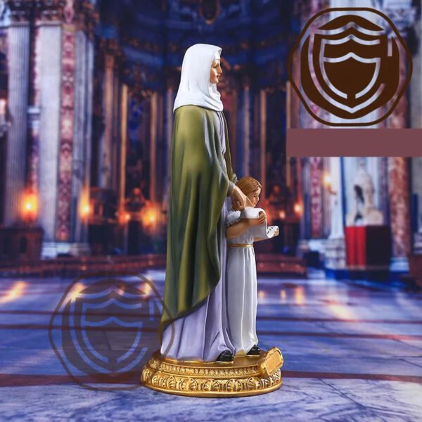 Statues of Saint Anne and Mary Church Decoration Jesus Christ Resin Religious Orthodox Home Decor