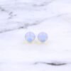 Sterling Silver Turquoise Stud Earrings, Lapis lazuli earrings, Moonstone studs earrings,White pearl earrings